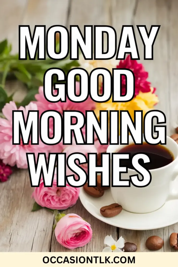 Monday Good Morning Wishes
