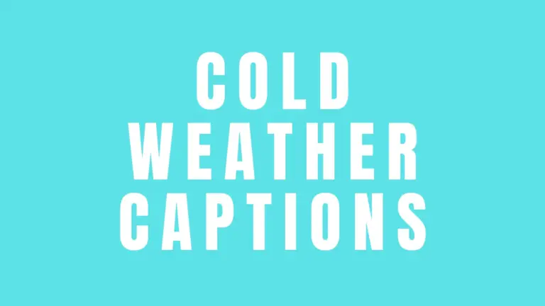 175 Cold Weather Captions For Instagram