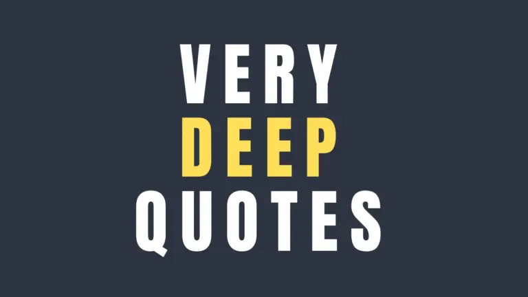 very deep quotes