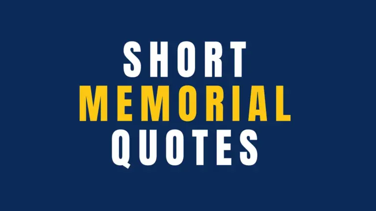 memorial quotes